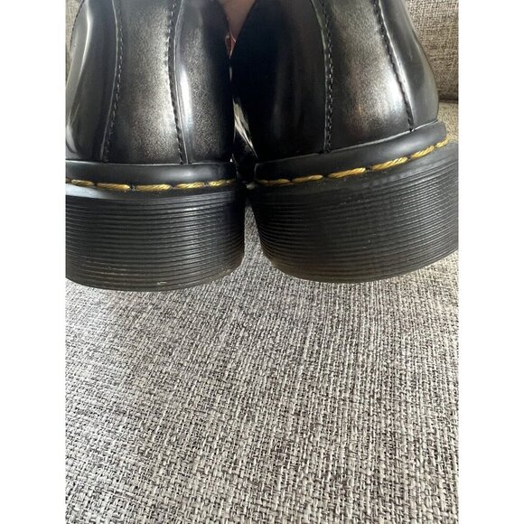 Dr Doc Martens Dupree 3 Eye Silver Arcadia Rub Off Sz 7 US Rockabilly Punk - Picture 8 of 13